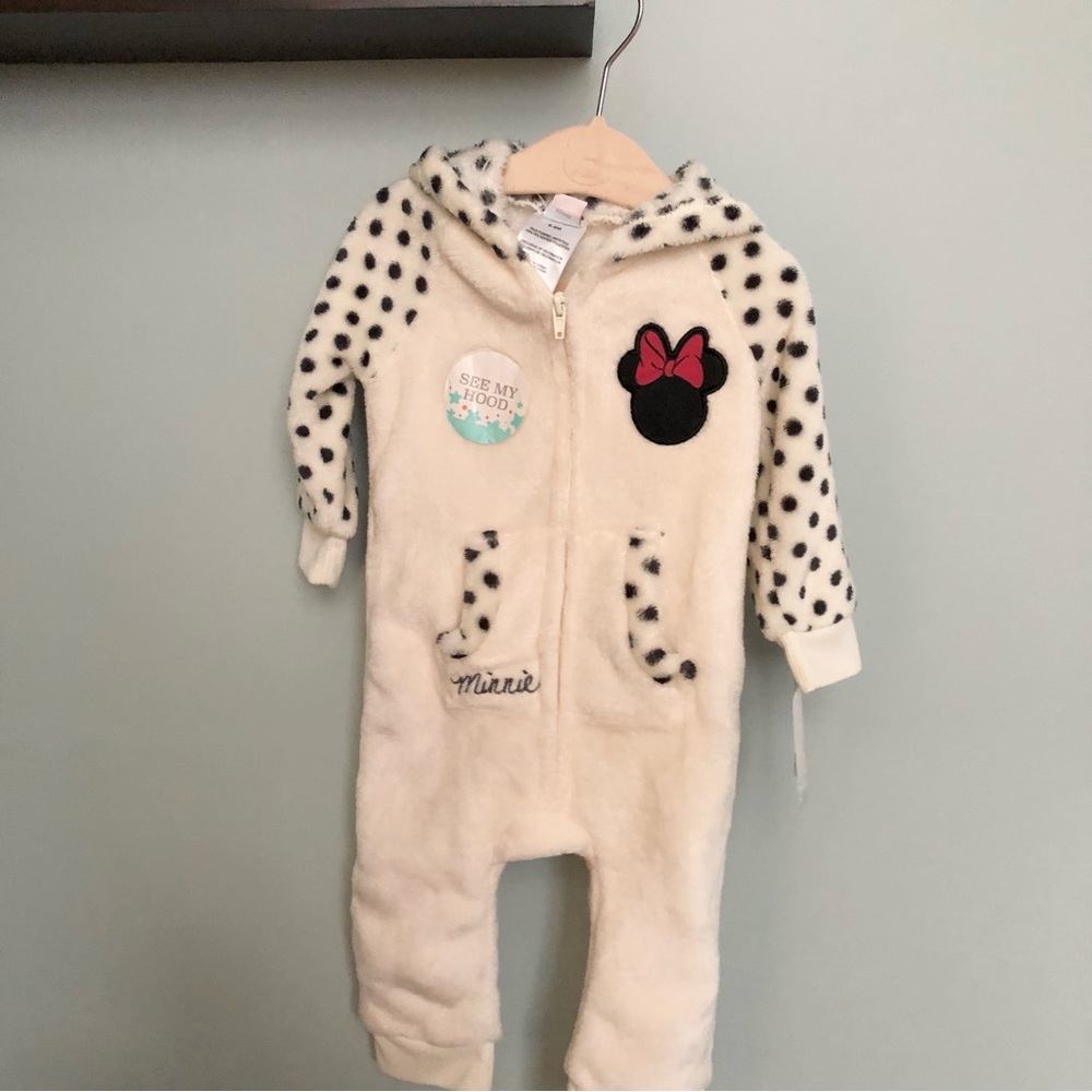 Disney Minnie Mouse 6-9m Girls Cozy Outfit